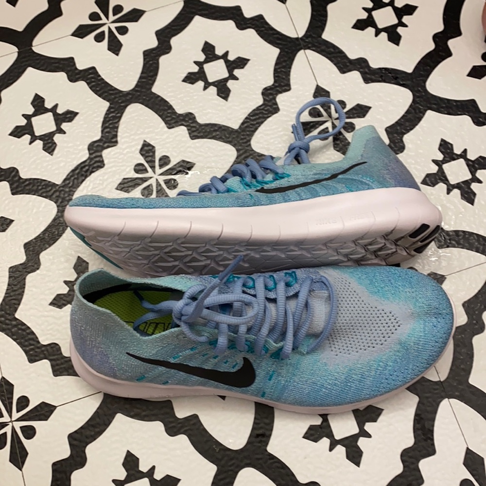 Nike Free Run Flyknit Blue Tint